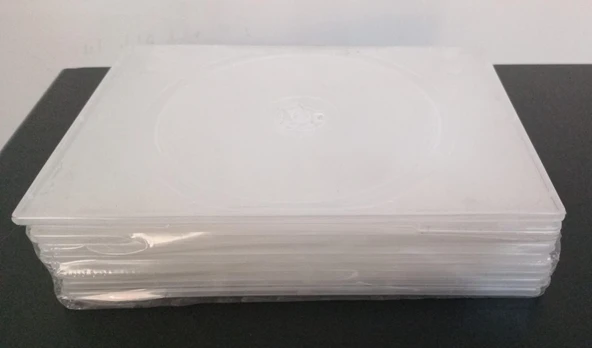 PTTAVM: CD/DVD/BLURAY Uyumlu CD Kutusu 2 CD Bölmeli.ŞEFFAF KUTU