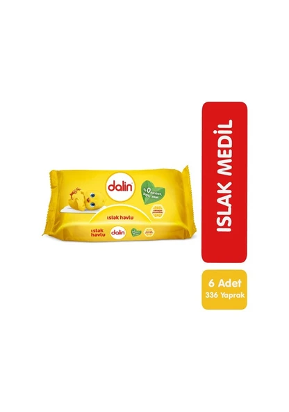 Dalin Islak Havlu 3x56 Adet 2'li Set ürün görseli 1