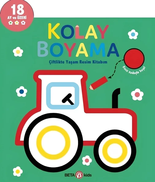 Kolay Boyama Çiflikte Yaşam Resim Kitabım ürün görseli 1