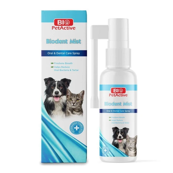 BİOPET ACTİVE 50ML KEDİ KÖPEK AĞIZ BAKIM SPREYİ ürün görseli 1