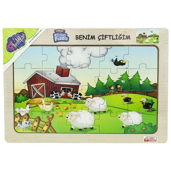 Onyıl Ahşap Puzzle  - Benim Çiftliğim - 20 Parça ürün görseli 1
