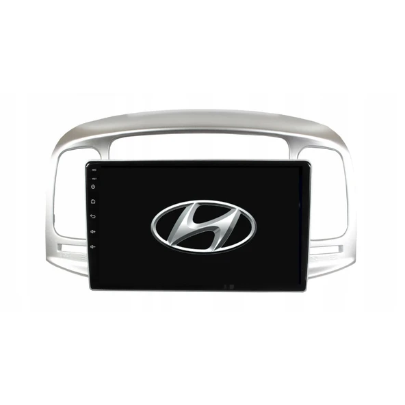 Hyundai Accent Era Araç Multimedya Android Ekran Carplay Double Teyp 4+64 9" 06-12 Silver CADENCE ürün görseli 1