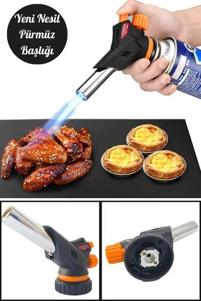 Pürmüz Başlığı Lpg Kartuş Normal Çakmak Gazı Uyumlu Pürmüz Başlığı Yeni Seri Torch Pürmüz Başlığı ürün görseli 1