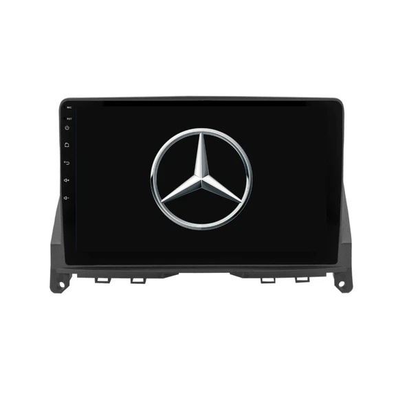 Mercedes W204 Araç Multimedya Android Ekran Carplay Navigasyon Double Teyp 4+64 9" 06-11 Black CADENCE ürün görseli 1