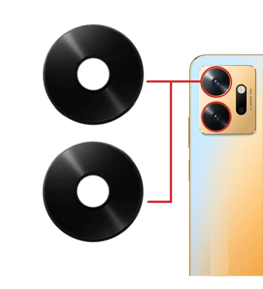 infinix Zero 20 İle Uyumlu Kamera Camı İthal Set x6821 ürün görseli 1