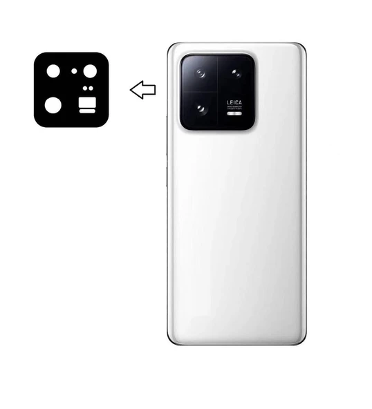 Xiaomi Mi 13 Pro İle Uyumlu Kamera Camı İthal Set 2210132G 2210132C ürün görseli 1