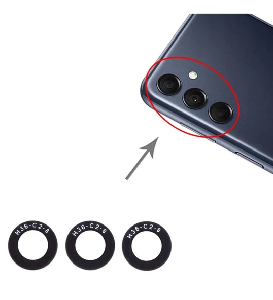 Galaxy M14 5G M146 İle Uyumlu Kamera Camı İthal Set ürün görseli 1