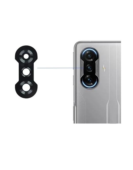 Redmi K40 Gaming İle Uyumlu Kamera Camı İthal Set ürün görseli 1
