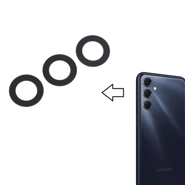Galaxy M34 5G M346 İle Uyumlu Kamera Camı İthal Set ürün görseli 1