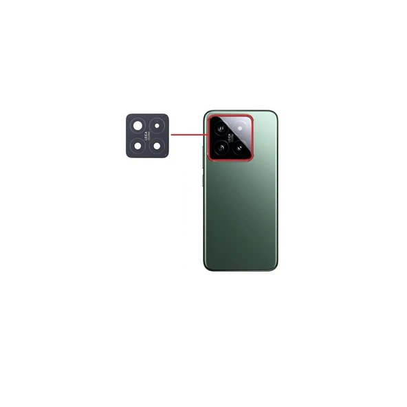 Xiaomi Mi 14 Pro İle Uyumlu Kamera Camı İthal Set ürün görseli 1