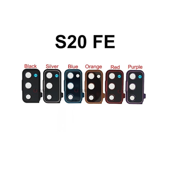 Galaxy S20FE G780f İle Uyumlu Kamera Camı İthal Full Set ürün görseli 1
