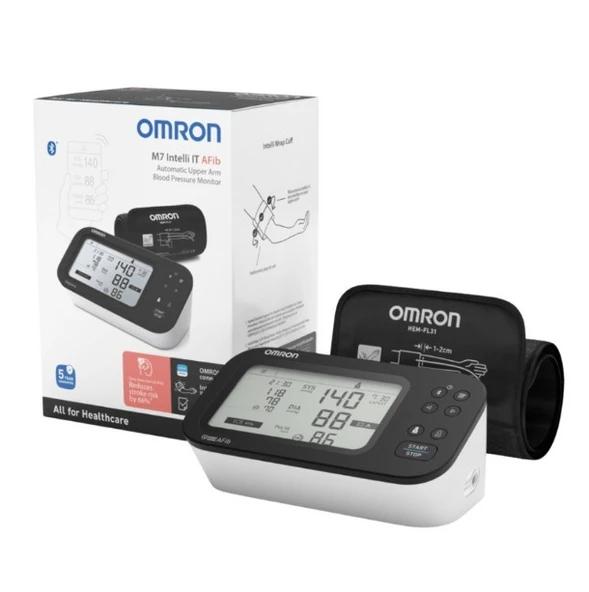 Omron M7 Intelli It Afib HEM-7380T1-EBK Üst Kol Tansiyon Aleti ürün görseli 1