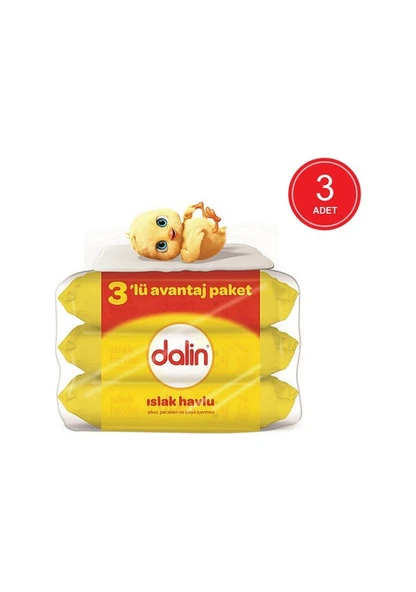 Dalin Islak Havlu 3x56'lı 3 ADET ürün görseli 1