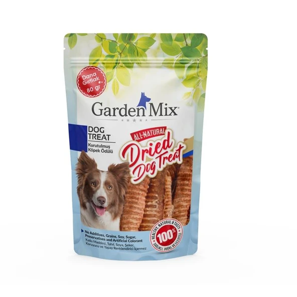 Garden Mix Kurutulmuş Dana Gırtlak 80 Gr ürün görseli 1