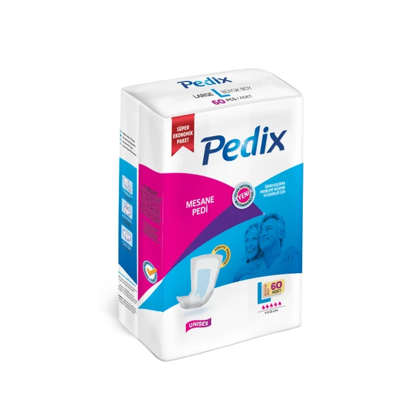 PEDİX Mesane Pedi Unısex Büyük Boy Large (L)  60 Adet ürün görseli 1