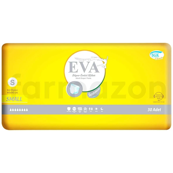 EVA HASTA BEZİ KÜLOTLU SMALL 30 X 2 ADET ürün görseli 1