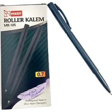 MIKRO MR-105 ROLLER KALEM SIYAH 0.7MM ürün görseli 1