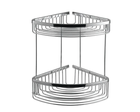 SARAY OVAL 2 Lİ KÖŞELİK 22*22 (KROM) ürün görseli 1