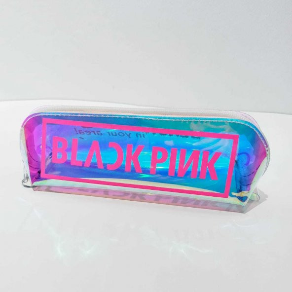 Hologram Blackpink Kpop Kalemlik Fermuarlı Makyaj Çantası ürün görseli 1