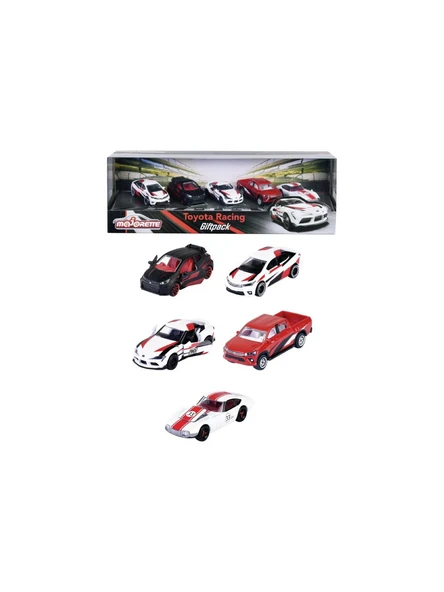 Majorette Toyota Racing 5'li Koleksiyon Paketi ürün görseli 1