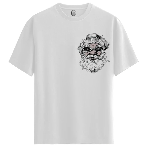 The Wise Wanderer - %100 Pamuklu Erkek Beyaz Tişört - Premium Quality ürün görseli 1