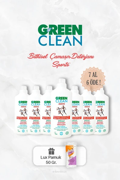 7 AL 6 ÖDE Bitkisel Çamaşır Deterjanı Sports 1000 ml ürün görseli 1