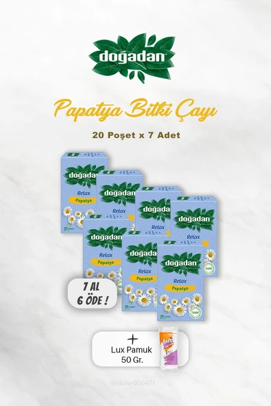 7 AL 6  ÖDE Doğadan Papatya Bitki Çayı, Pamuk ürün görseli 1