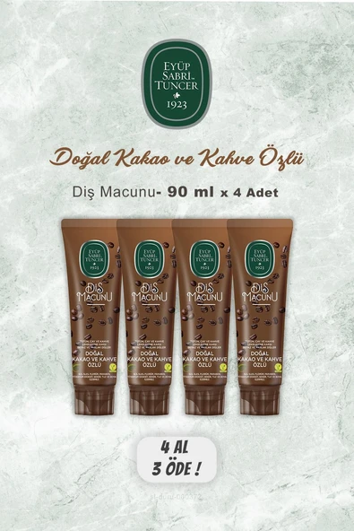 4 AL 3 ÖDE Eyüp Sabri Tuncer Diş Macunu Kakao Özlü  90 ml ürün görseli 1