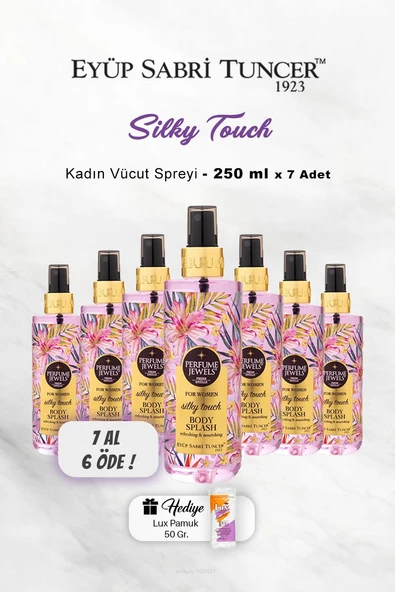 7  AL 6 ÖDE Eyüp Sabri Tuncer Vücut Spreyi Silky Touch 250 ml, Pamuk Hediyeli ürün görseli 1