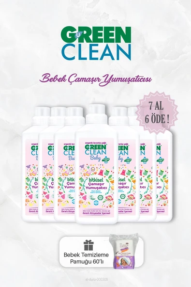 7 AL 6 ÖDE Bitkisel Bebek Çamaşır Yumuşatıcısı 1000 ml ürün görseli 1