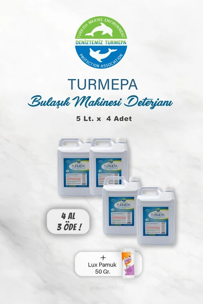 4 AL 3 ÖDE Turmepa Jel Bulaşık Makinesi Deterjanı 5 Litre, Pamuk ürün görseli 1