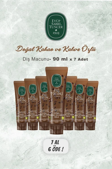 7 AL 6 ÖDE Eyüp Sabri Tuncer Diş Macunu Kakao Özlü 90 ml ürün görseli 1