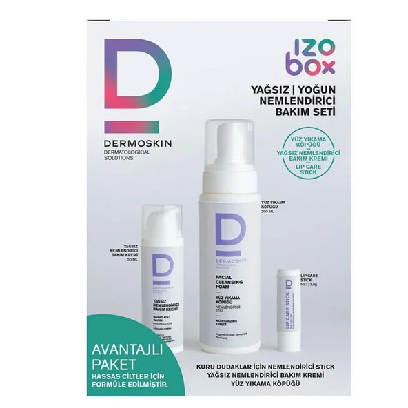 Dermoskin Izobox Yağsız Yoğun Nemlendirme Bakım Seti ürün görseli 1