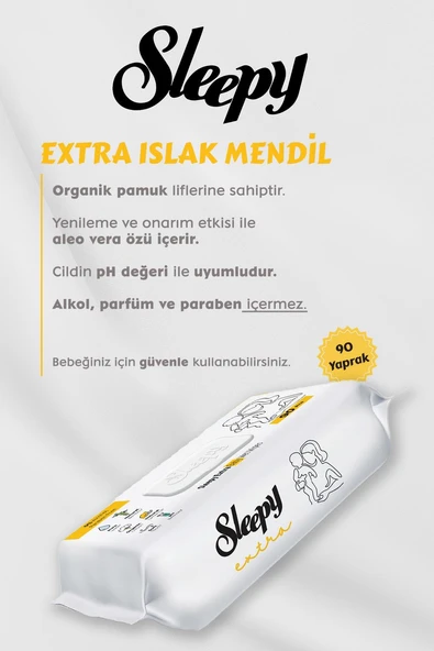 Sleepy Extra Islak Bebek Havlusu 7 AL 6 Öde Hediyeli - Resim 2