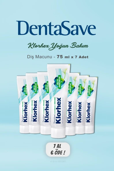 7 AL 6 ÖDE DentaSave Klorhex Diş Macunu 75 ml ürün görseli 1