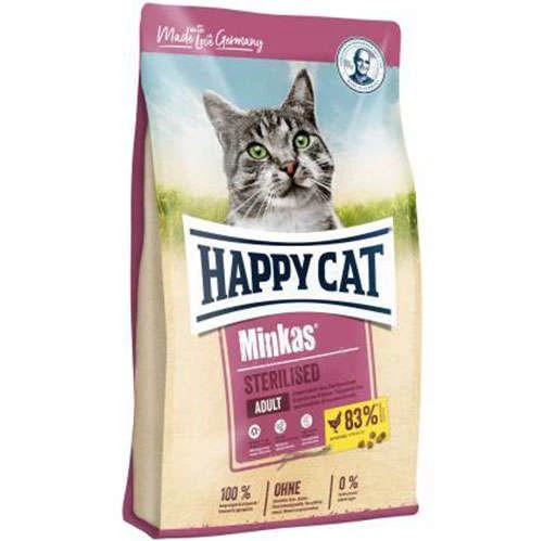 Happy Cat Minkas Tavuklu Kısırlaştırılmış Kedi Maması 10kg ürün görseli 1