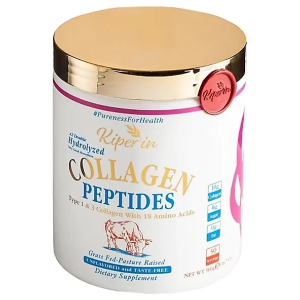 Kiperin Collagen Peptides 500 g Toz (50 Günlük) ürün görseli 1