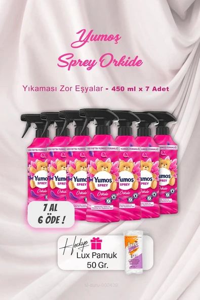7 AL 6 ÖDE Yumoş Sprey Orkide 450 ml, Pamuk Hediyeli ürün görseli 1
