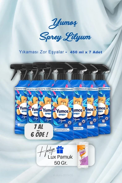 7 AL 6 ÖDE Yumoş Sprey Lilyum 450 ml, Pamuk Hediyeli ürün görseli 1