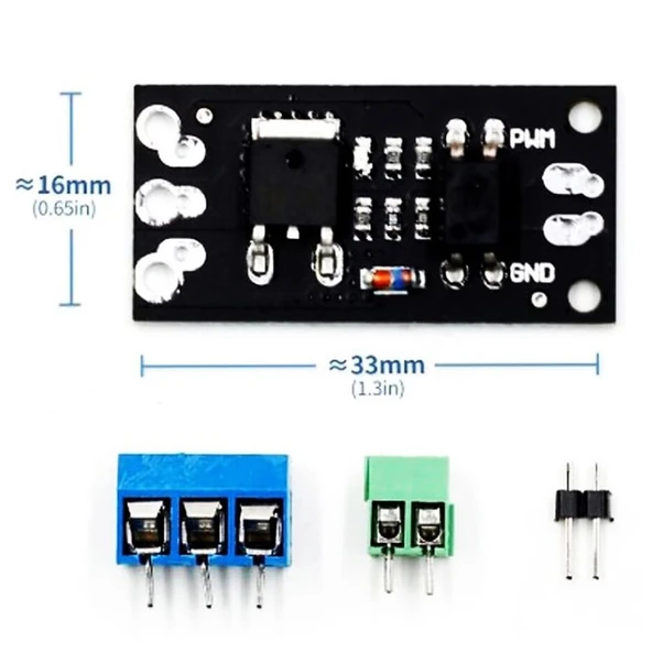 AOD4184 Mosfet Sürücü Modül Optokuplör izolasyon 40V 50A 50W Pwm Hız Kontrol Motor Selenoid Valf Led ürün görseli 1