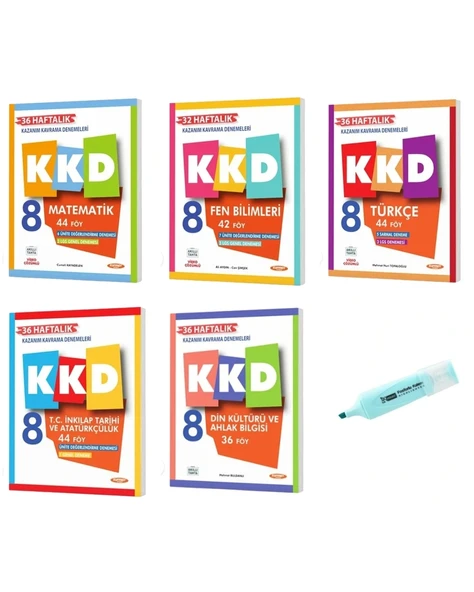 LGS 8.Sınıf KKD Matematik Fen Bilimleri Türkçe  İnkılap ve Din kültürü Deneme ürün görseli 1