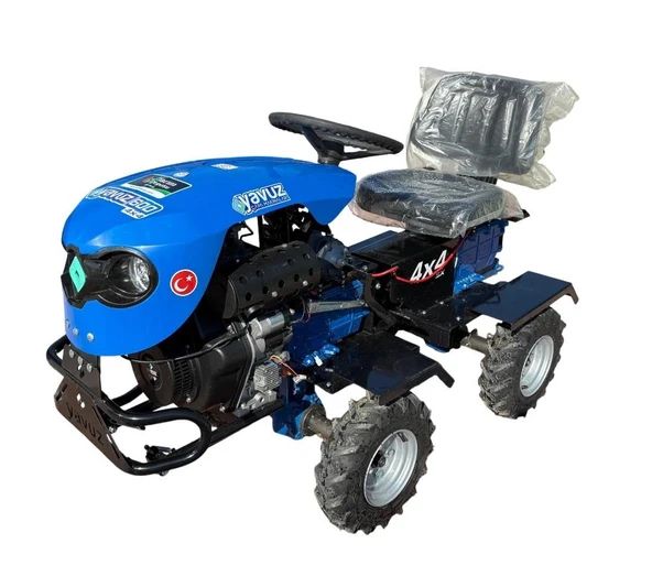 Yavuz Y600SX 188FE 12 Hp Dizel Marşlı 4x4 Mini Traktör ürün görseli 1