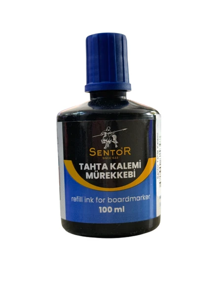 Sentor Tahta Kalemi Mürekkebi 100 Ml - Mavi ürün görseli 1