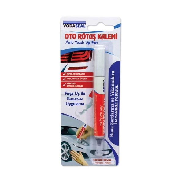 Vodaseal Oto Rötuş Kalemi Metalik Beyaz 5 ml ürün görseli 1