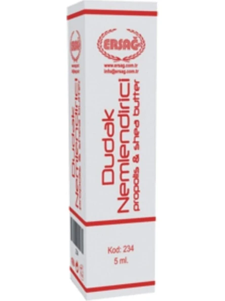 ERSAĞ  DUDAK NEMLENDİRİCİSİ 5 ML ürün görseli 1