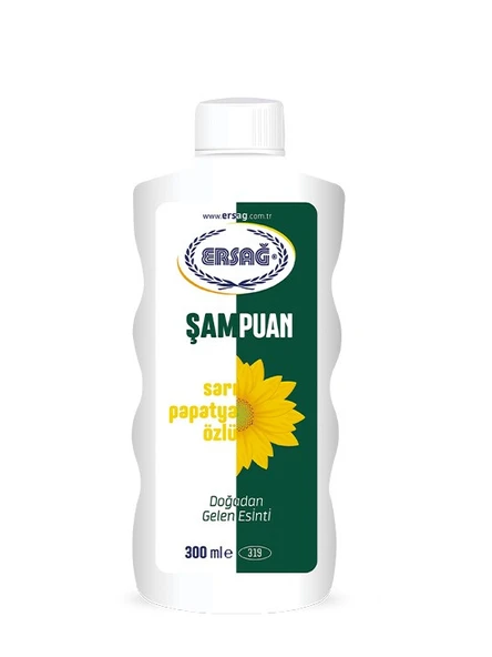 ERSAĞ SARI PAPATYA ÖZLÜ ŞAMPUAN 300 ml ürün görseli 1