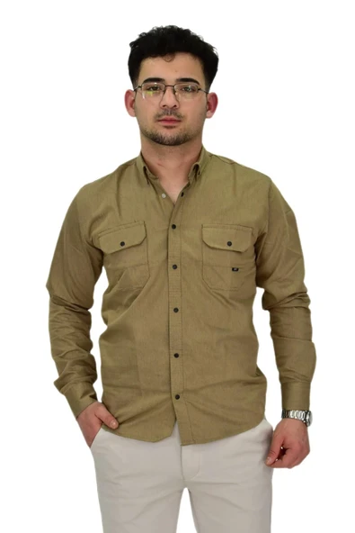 Erkek Spor Likralı Gömlek BGL-ST04343 ürün görseli 1