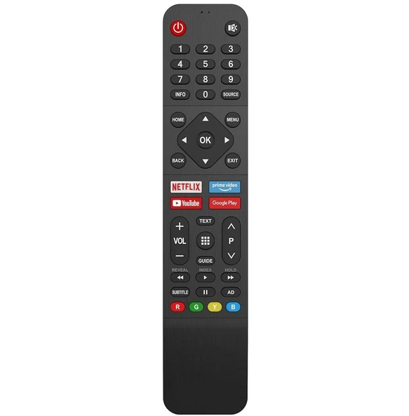 Grundig 43 GFF 6930 A İle Uyumlu Android Led Tv Kumandası ürün görseli 1