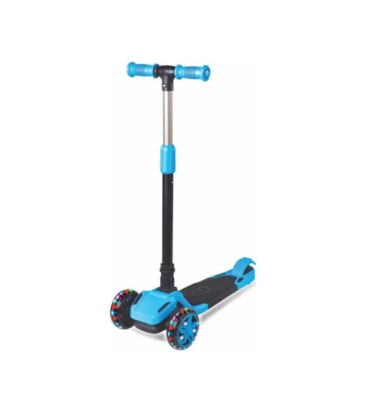 Scooter Cool Wheels Tulpar Işıklı Katlanır Mavi Scooter 8+ ürün görseli 1