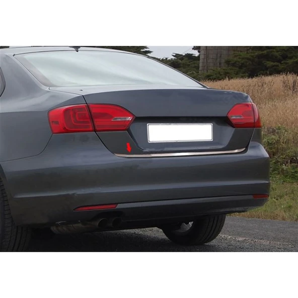 WOC Chrome VW Jetta Krom Bagaj Alt Çıta 2011-2014 Paslanmaz Çelik ürün görseli 1
